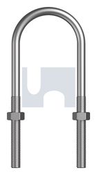 U BOLT ROUND KIT ZP U-BLT KIT: 3/8BSW X 1 NB thumbnail 2