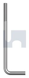 FOUNDATION L-BOLT HDG 4.8 FND L-BOLT:M12X350X 60 thumbnail 2