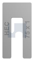 PACKING SHIMS WINDOW ALUMINIUM PACKING SHIMS ALUM: 1.0 X 75 thumbnail 2
