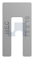 PACKING SHIMS WINDOW ALUMINIUM PACKING SHIMS ALUM:10.0 X 75 thumbnail 2