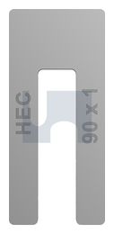 PACKING SHIMS WINDOW ALUMINIUM PACKING SHIMS ALUM: 1.0 X 90 thumbnail 2