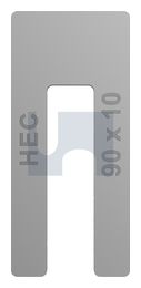 PACKING SHIMS WINDOW ALUMINIUM PACKING SHIMS ALUM: 10.0 X 90 thumbnail 2