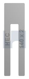 PACKING SHIMS WINDOW ALUMINIUM PACKING SHIMS ALUM: 2.0 X 140 thumbnail 2