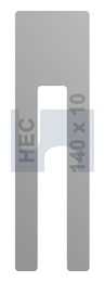 PACKING SHIMS WINDOW ALUMINIUM PACKING SHIMS ALUM: 10.0 X 140 thumbnail 2