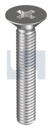 METAL THREAD CSK PHIL 304 MACH CSK PH:2-56UNCX  1/4 thumbnail 2