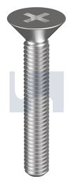 METAL THREAD CSK PHIL 304 MACH CSK PH:10-32UNFX1 thumbnail 2