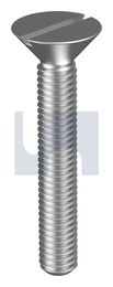 METAL THREAD CSK SLOT 304 DIN963 CSK SL:M3 X  10 thumbnail 2