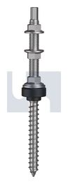 NW21 SOLAR SCREW KIT DUAL THRD 304 NW21 SOLAR KIT: 8/M8X200 thumbnail 2