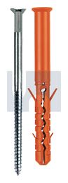 MBR-SKM NYLON FRAME PLUG Z/P MBR-SKM M5/T40: 10X100/50 thumbnail 2
