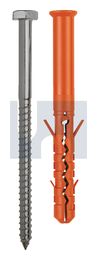MBR-SSR NYLON FRAME PLUG A4-50 MBR-SSR HEX:10 X100 / 50 thumbnail 2