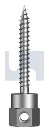 VERTICAL SIDE HANG T17 TIMBER Z/P VERTI T17 SE: M10 X  50 thumbnail 2