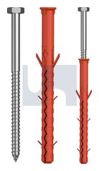 GBD-HH NYLON FRAME PLUG Z/P NYL PLUG GBD-HH: 10 X 100 thumbnail 2