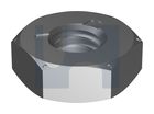 METAL LOCK NUT Z/P GRC METAL LOCK NUT: #12-24 thumbnail 2