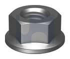 HEX FLANGE NUT [NO SERRATIONS] HDG CL8 DIN6923 NS FLG NUT:M16 thumbnail 2