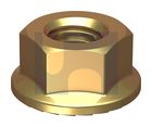 SERRATED HEX FLANGE NUT AF12 AF12 ZYP CL8 FL  NUT: M8 thumbnail 2