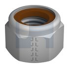 HUP NYLOC HEX NUT BROWN RING ZFS CL8 ISO7040 HUP NYLBR: M12 thumbnail 2