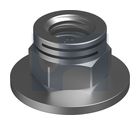 ERM DUAL SLOT SELF LOCK N/WASH A4-80 ERM FLG NUT: M8 thumbnail 2