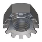HEX K-LOCK NUT - TOOTH LOCK Z/P CL5 DIN934K LOCK NUT: M5 thumbnail 2