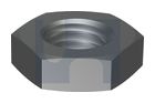HEX THIN NUT BRASS NICKEL THIN NUT:  M5 thumbnail 2