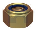 NYLOC HEX NUT ZYP CL10 DIN985 NYLOC: M10 thumbnail 2