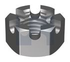 HEX SLOTTED NUT Z/P CL5 SLOTTED HEX: M10-1.25 thumbnail 2