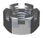 HEX SLOTTED NUT Z/P GR2 SLOTTED HEX:   5/8UNF thumbnail 2