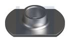 TEE NUT SLAB TYPE 304 TEE NUT SLAB: 3/8 UNC thumbnail 2