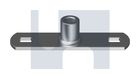MOUNTING PLATE CENTRE NUT Z/P MOUNT PLATE CENTRE NUT:M12 thumbnail 2