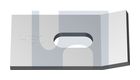 TILT PANEL CLIP WITH BEND PLN PANEL BEND T1: 150X75X10 thumbnail 2