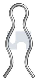 HAIR PIN RETAINER CLIP Z/P HAIR PIN RETAINER CLIP: #5 thumbnail 2