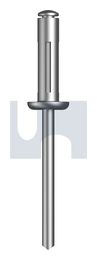 RIVET DOME TRIFORM RIV 5154 AA DOM TRI: #54 thumbnail 2