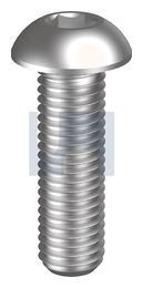 BUTTON HEAD SOCKET SCREW HEX NEPTUNE ISO7380 BHSS: M10 X 25 thumbnail 2