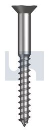 COUNTERSUNK COACH SCREW 316 CSK COACH SCREW: M8 X 140 thumbnail 2