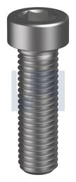 SOCKET LOW HEAD CAP SCREW PLN SO LHCS: 8-32 UNC X   3/8 thumbnail 2