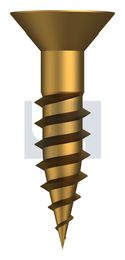 COUNTERSUNK WOOD SCREW BRASS WOOD CSK SL: #06 X 5/8 thumbnail 2