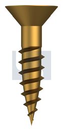 COUNTERSUNK WOOD SCREW BRASS WOOD CSK SL: #08 X 3/4 thumbnail 2