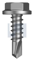 METAL SDS FLANGED HEX HEAD BI-304 MET FLG HX:10-16X 16 thumbnail 2