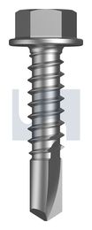 METAL SDS HEX HEAD BI-304 MET STD HX:12-14X 25 thumbnail 2