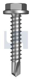 METAL SDS FLANGED HEX HEAD 550 MET FLG HX: 10-16X 25 thumbnail 2