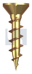 CHIPBOARD CSK RIBBED ZYP WOOD CSKR PH: 8-09X 20 thumbnail 2