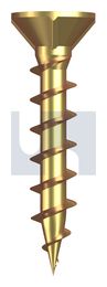 CHIPBOARD CSK RIBBED ZYP WOOD CSKR PH: 8-09X 25 thumbnail 2