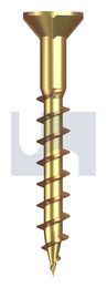 CHIPBOARD CSK RIBBED ZYP WOOD CSKR PH: 8-09X 35 thumbnail 2