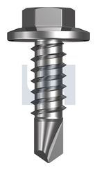 METAL SDS 5/16AF FLANGED HEX CL3 MET 5/16AF HX:14-14X 22 thumbnail 2
