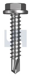 METAL SDS FLANGED HEX HEAD CL4 MET FLG HX:10-16X 25 thumbnail 2