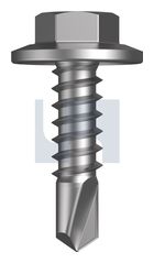 METAL SDS FLANGED HEX HEAD CL4 MET FLG HX:12-14X 20 thumbnail 2