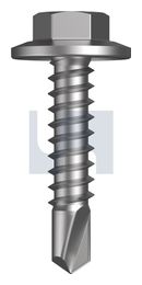 METAL SDS FLANGED HEX HEAD CL4 MET FLG HX:12-14X 25 thumbnail 2