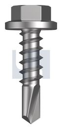 METAL SDS FLANGED HEX HEAD CL4 MET FLG HX:14-10X 25 thumbnail 2