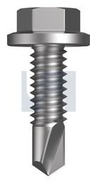 METAL SDS FLANGED HEX HEAD CL4 MET FLG HX:14-20X 22 thumbnail 2