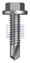 METAL SDS FLANGED HEX HEAD CL4 MET FLG HX:14-20X 25 thumbnail 2