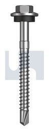 METAL SDS HEX HEAD + WASHER CL4 MET SEAL HX S:12-14X 55 thumbnail 2